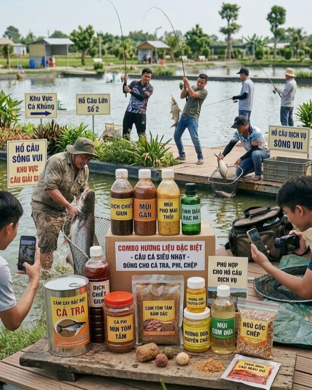 Combo hương liệu mồi câu cá