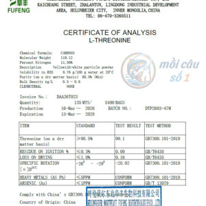 COA L-Threonine 98% | moicauso1